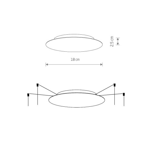 Потолочна основа для світильника Nowodvorski 10017 Cameleon Canopy A Mini 10W IP20 Wh ( 4012496 )