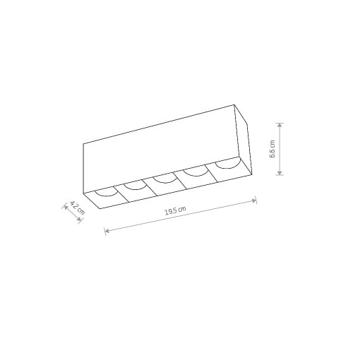 Точечный светильник Nowodvorski 10052 Midi Led 1x20w 4000K 1800Lm IP20 Wh ( 4012397 )