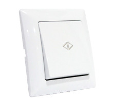 Вимикач реверсивний білий TINA