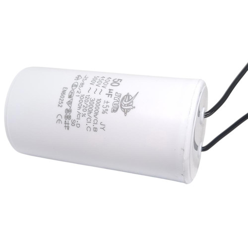Конденсатор пусковий CBB-60 50 мкФ mF 450в JYUL дріт ( 1010639 )
