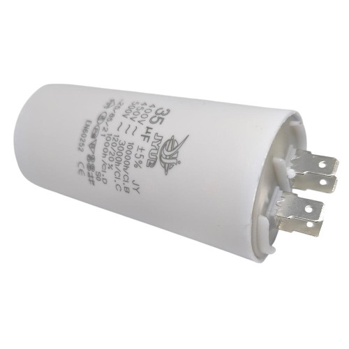 Конденсатор пусковий CBB-60 35 мкФ mF 450в JYUL клеми ( 1010674 )