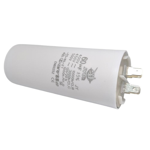 Конденсатор пусковой CBB-60 60 мкФ mF 450в JYUL клеммы ( 1010679 )