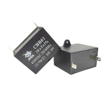 Конденсатор JYUL CBB-61 18 мкФ mF 450 VAC квадратный корпус-клеммы
