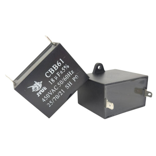 Конденсатор JYUL CBB-61 18 мкФ mF 450 VAC квадратный корпус-клеммы ( 1010791 )