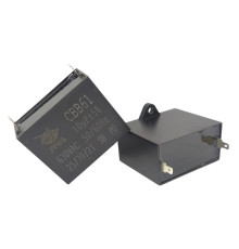 Конденсатор JYUL CBB-61 10 мкФ mF 630 VAC квадратний корпус-клеми