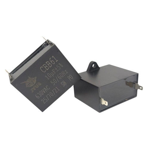 Конденсатор JYUL CBB-61 10 мкФ mF 630 VAC квадратный корпус-клеммы ( 1010813 )