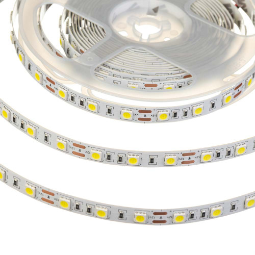 Світлодіодна стрічка біла 12V smd5050 60LED/м IP20 ( 1015432 )