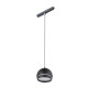 Магнитный трековый светильник Nowodvorski 10155 LVM Slot Led 8w 3000к 370Lm IP20 Bl ( 4012481 )