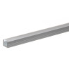 LED профиль накладной глубокий анодированный ЛПВ-12 (16х12мм) 2м с рассеивателем в комплекте