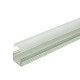 LED профиль глубокий накладной не анодированный ЛП-12 (16х12мм) 2м с рассеивателем в комплекте ( 1016259 )