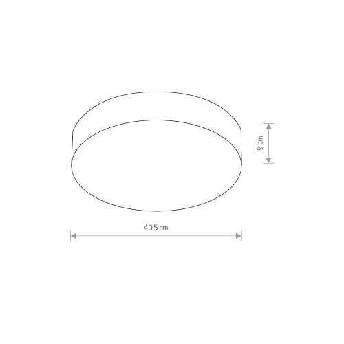 Світильник Nowodvorski 10176 Arena LED 1x20W 4000K 2200Lm IP20 Bl ( 4011622 )
