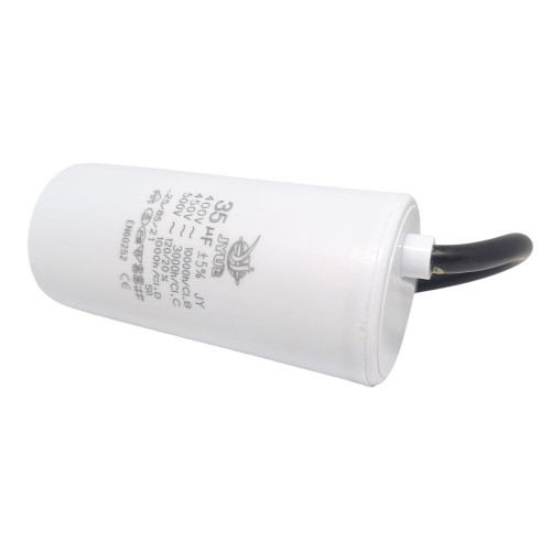 Конденсатор CBB-60 35 мкФ mF 450 VAC (±5%) JYUL (45х93 mm) кабель ( 1017795 )