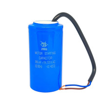 Конденсатор пусковой CD-60 300 mkf ~ 300 VAC (±5%) JYUL (50*100 mm)