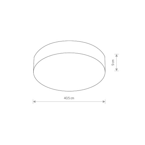 Світильник Nowodvorski 10185 Arena LED 1x20W 4000K 2200Lm IP20 Wh ( 4011630 )