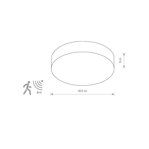 Світильник Nowodvorski 10186 Arena Sensor E14 3x10W IP20 Wh ( 4011631 )