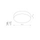 Світильник Nowodvorski 10186 Arena Sensor E14 3x10W IP20 Wh ( 4011631 )
