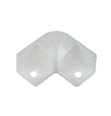 Конектор кутовий для світлодіодного профілю ПФ-9 90° пластиковий 