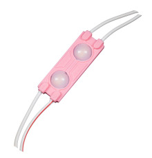Світлодіодний модуль 12 V рожевий smd5730 2led 1W IP65