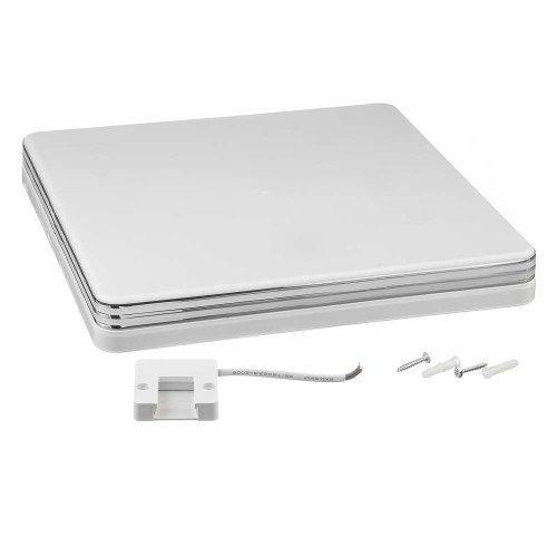 Світлодіодний світильник 36 Вт накладний квадратний 5000К IP40 Silver ( 1020699 )
