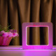 Светильник ночник ArtEco Light из дерева LED "Квадрат" с пультом и регулировкой цвета, RGB ( 1021448 )