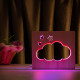 Светильник ночник ArtEco Light из дерева LED "Тучка" с пультом и регулировкой цвета, двойной RGB ( 1021461 )