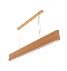 Підвісний лінійний світильник карамельний AVATON #1504/1 FOREST-36W 4000K 120см (бук)