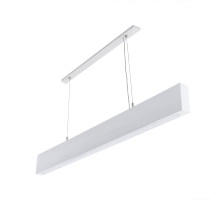 Підвісний лінійний світильник білий AVATON #1507/1 FOREST-36W 4000K 120см (бук)