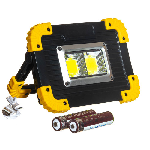 Прожектор акумуляторний промисловий 2LED, з USB (жовтий) BL-LL-812-COB ( 1022191 )