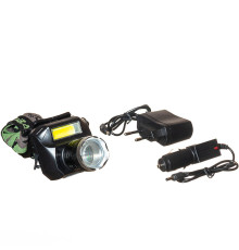 Ліхтарик налобний на акумуляторі з USB BL-6919A, micro USB