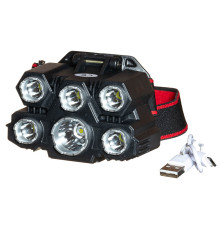 Налобний ліхтар із акумулятором W683, micro USB