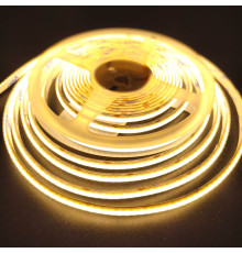 Світлодіодна стрічка COB 24В тепла біла 256LED/м IP20 Professional
