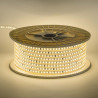 Светодиодная лента белая теплая 220V герметичная AVT smd2835 120LED/м 9Вт/м IP65 11х5.5mm