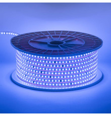 Світлодіодна стрічка синя 220V герметична AVT smd2835 120LED/м 9Вт/м IP65 11х5.5mm