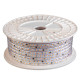 Светодиодная лента красная 220V герметичная AVT smd2835 120LED/м 9Вт/м IP65 11х5.5mm ( 1022492 )