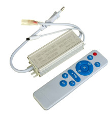 Адаптер живлення для світлодіодної стрічки  AVT 220В SMD2835 (алюміній) IP65 + пульт Д/У