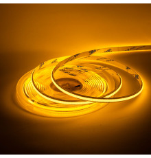 Світлодіодна стрічка жовта 12V COB 320LED/м IP20