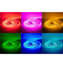 Світлодіодна стрічка RGB 24V AVT COB 672LED/м IP20 Professional