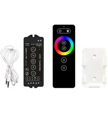 LED Контролер RGB RF Music 18А DC12-24V Радіо - Сенсорний 6 кнопок 