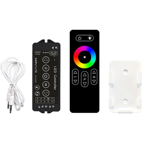 LED Контроллер RGBW RF Music 24А DC12-24V Радіо - Сенсорний 8 кнопок ( 1022735 )