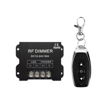 LED димер RF одноканальний 30A DC12-24V Радіо - 3 кнопки