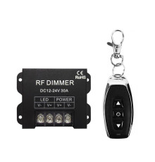 LED димер RF одноканальний 30A DC12-24V Радіо - 3 кнопки