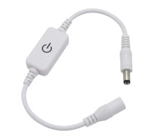 LED димер mini одноканальний білий 6A DC12-24V - Ручне регулювання