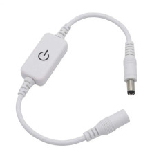 LED димер mini одноканальний білий 6A DC12-24V - Ручне регулювання