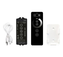 LED димер RF Music 2-канальний 12A DC12-24V Радіо - Сенсорний 6 кнопок