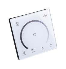 LED димер з клемами білий 16A DC12-24V- Сенсорна панель 6 кнопок