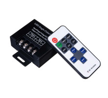 LED димер RF одноканальний 20A DC12-24V Радіо - 11 кнопок
