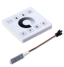 Настінна сенсорна панель з RF контролером для стрічки Running effect 12-24V