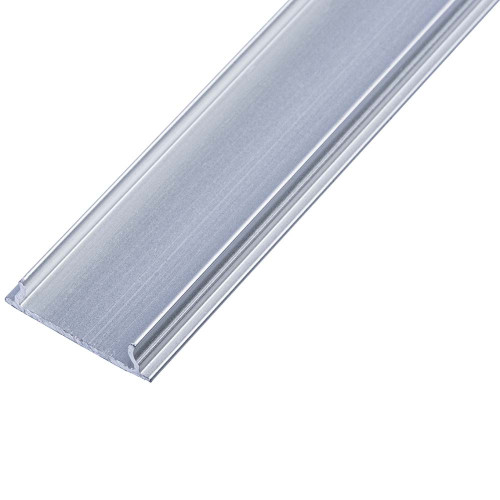 LED профиль накладной гибкий ЛПФ-4 анодированный (17х4мм) 2м с матовым рассеивателем в комплекте ( 1022794 )