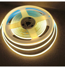 Світлодіодна стрічка MTK-Ultra COB 12В тепла біла 320LED/м IP20 (2700-3500K)