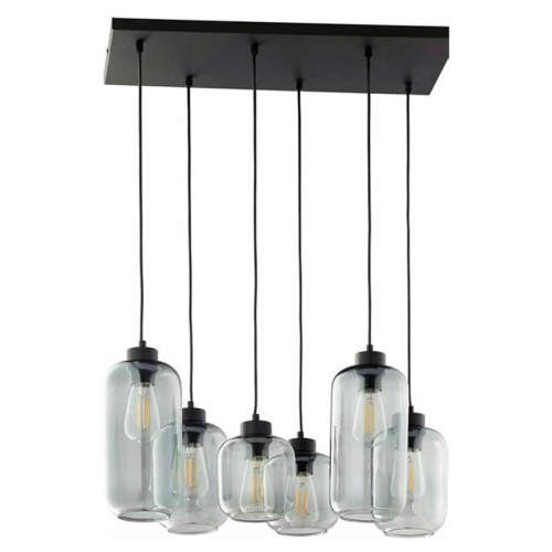 Люстра підвісна TK-Lighting marco 6 Графіт 1027 ( 4017279 )